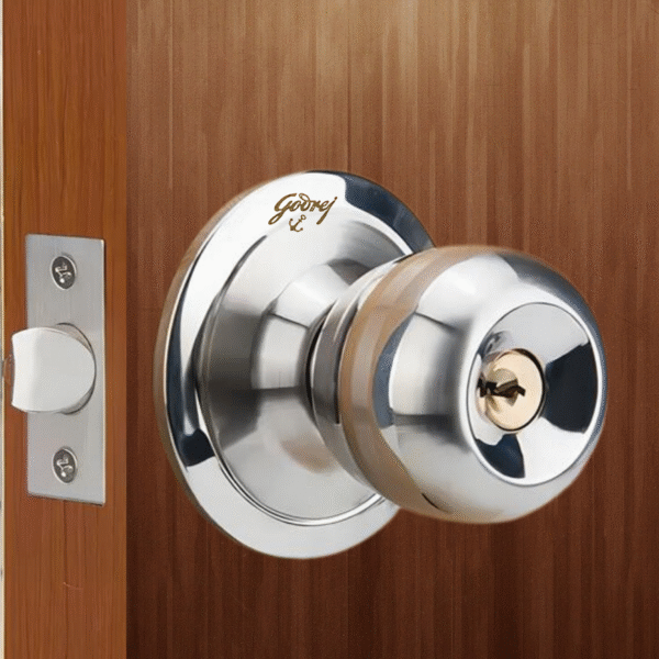 Godrej Cylinder Lock (Bathroom) with keys
